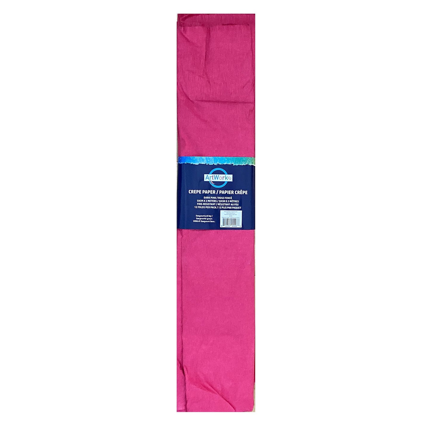 Papier crêpe – Paquet de 12 feuilles