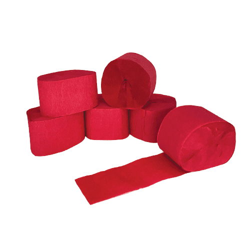 Rouleaux de papier crêpe 4,5 cm x 25 m