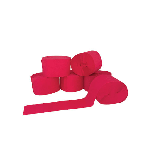 Rouleaux de papier crêpe 4,5 cm x 25 m