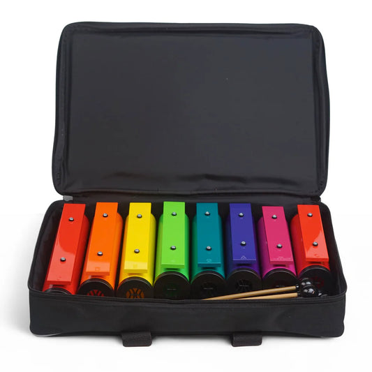 Barres de carillon colorées