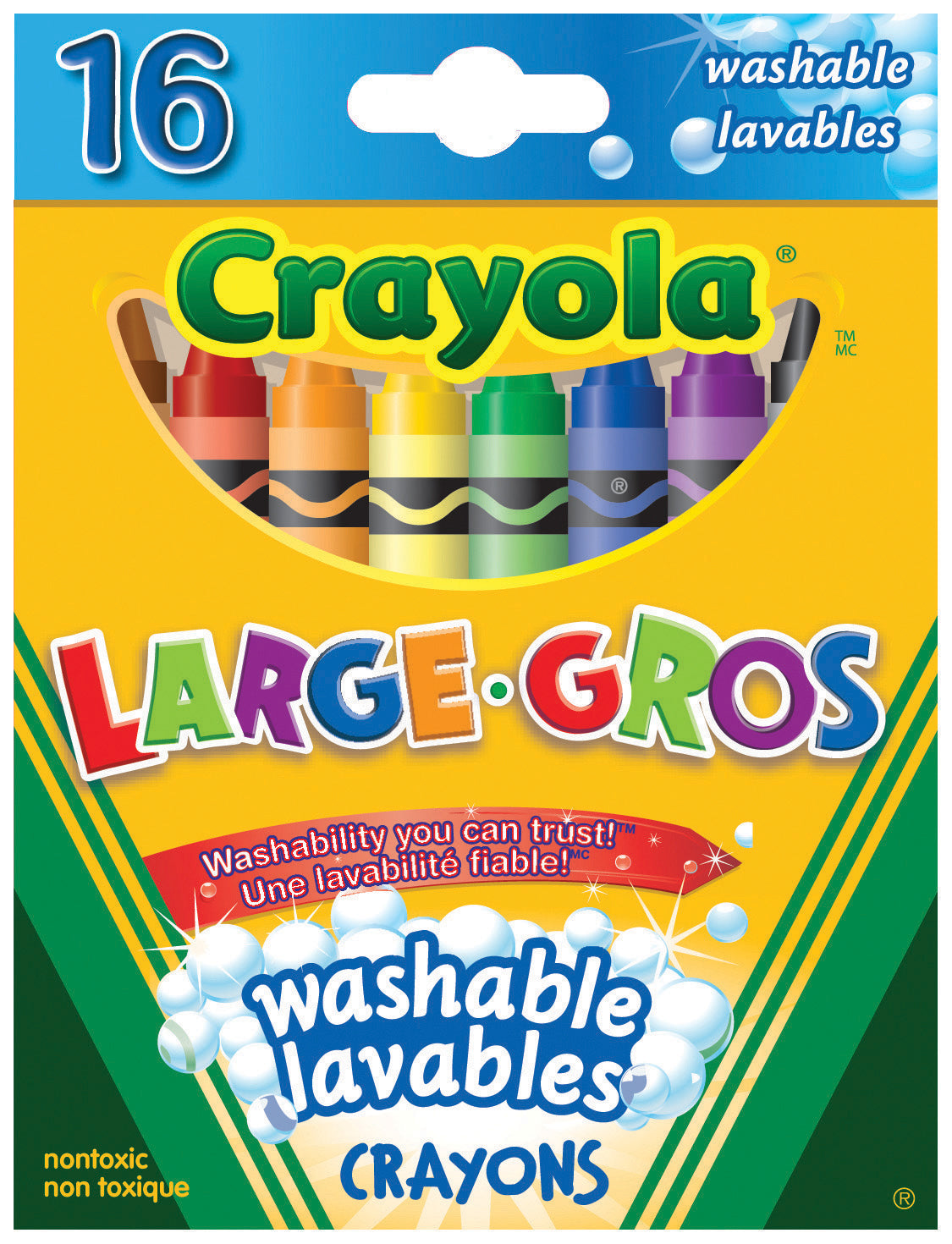 Crayola Washable Wax Crayons