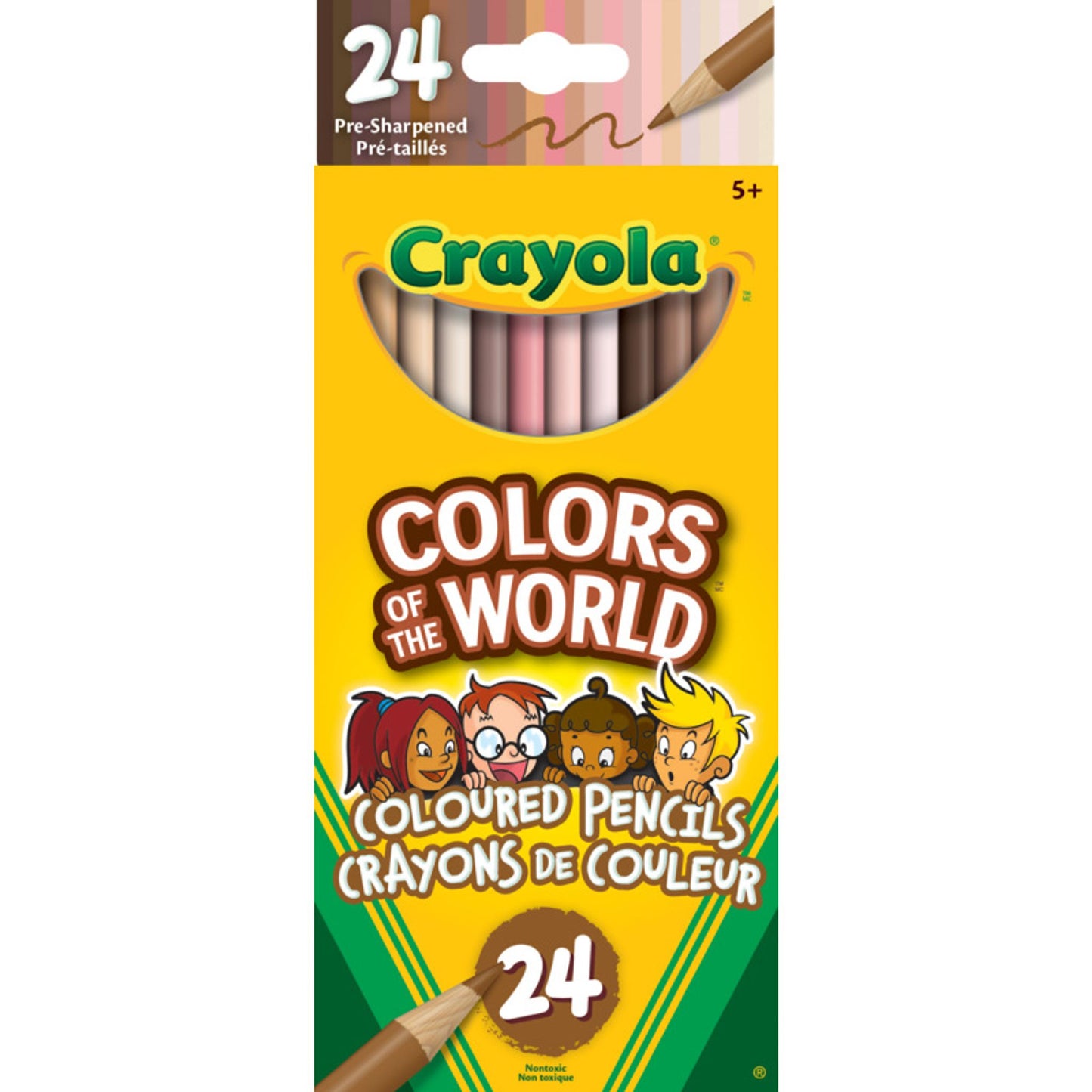Crayons de couleur Crayola – Colors of the World MC