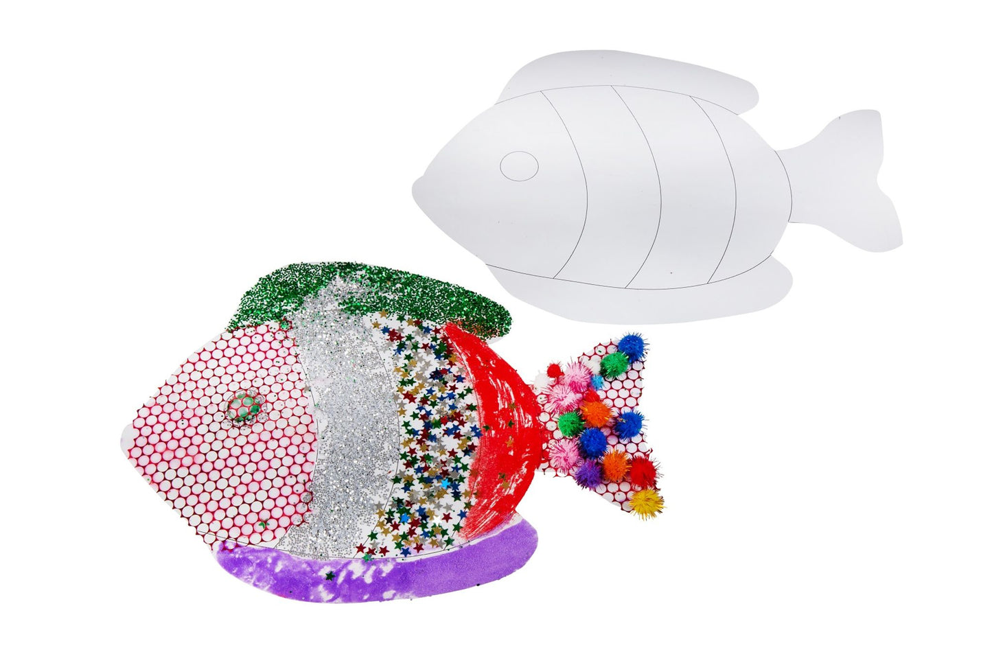 Adhesive Surface Card Fish