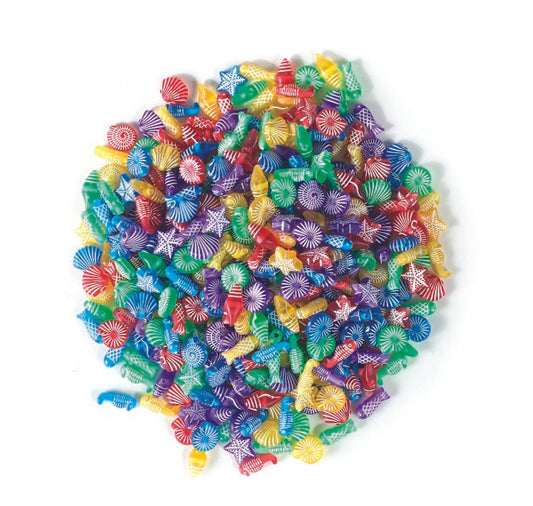 Perles à motif de coquillage