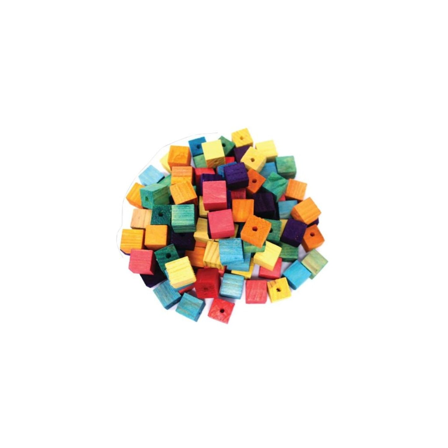 Perles carrées en bois