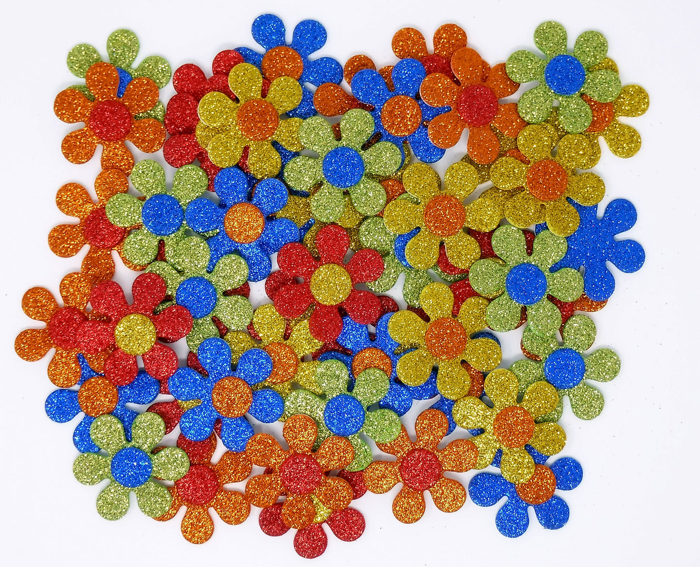 Formes scintillantes en caoutchouc mousse