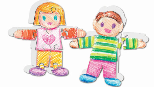 Puzzles de silhouettes à décorer