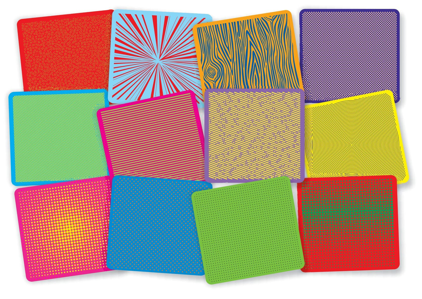 Pop Art Rubbing Plates