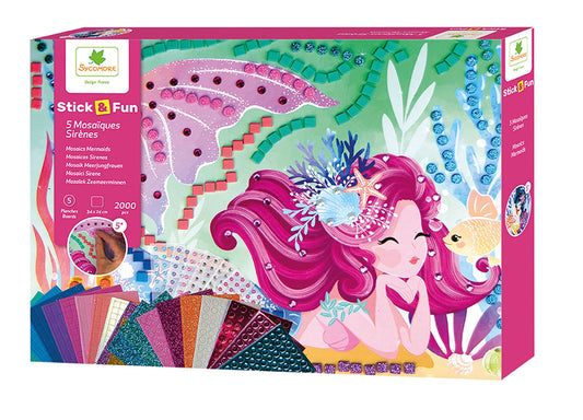 Stick & Fun – XXL 5 mosaïques – Sirènes