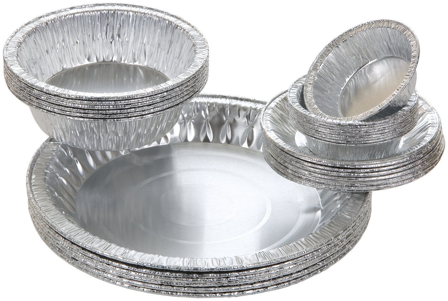 Assiettes en aluminium