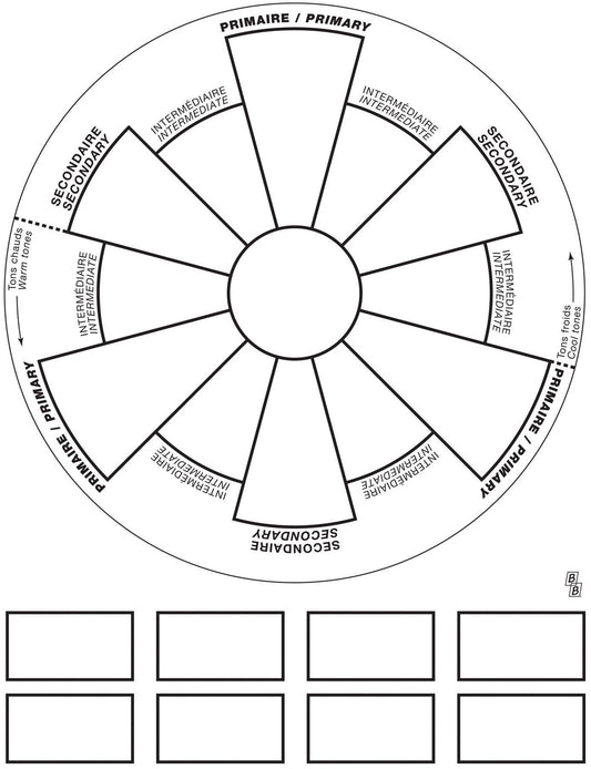 Chromatic Colour Wheel Template