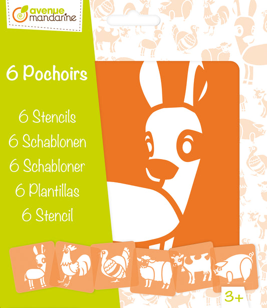 Pochoirs thématiques – Ensemble de 6