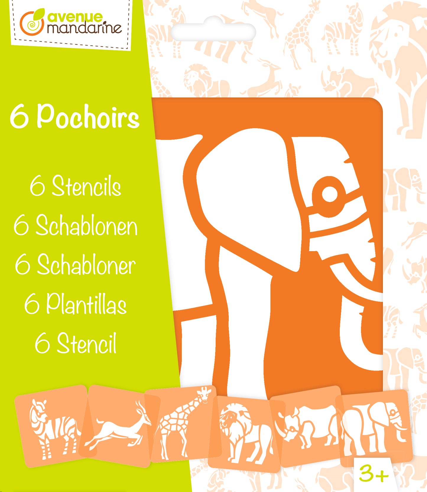 Pochoirs thématiques – Ensemble de 6