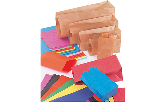 Sacs en papier de couleur