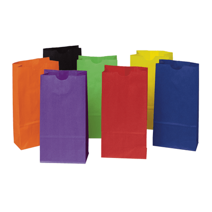 Sacs en papier de couleur