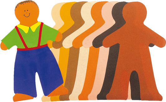 Silhouettes de personnages en papier