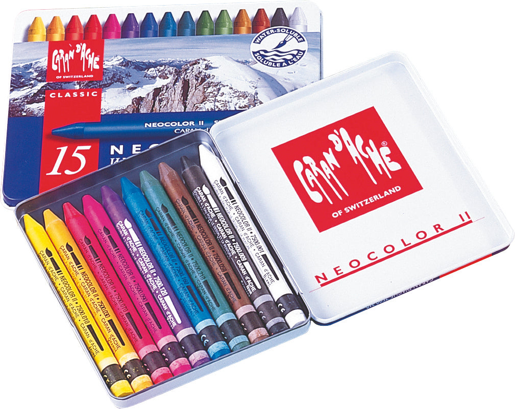 Caran d'Ache Water-Soluble Crayons