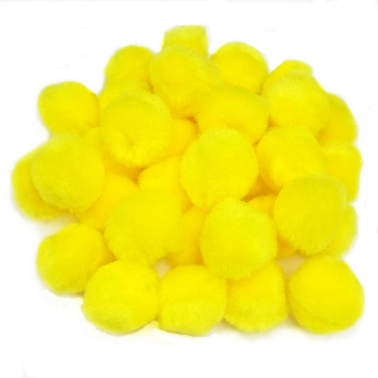 Pompons de couleurs unies