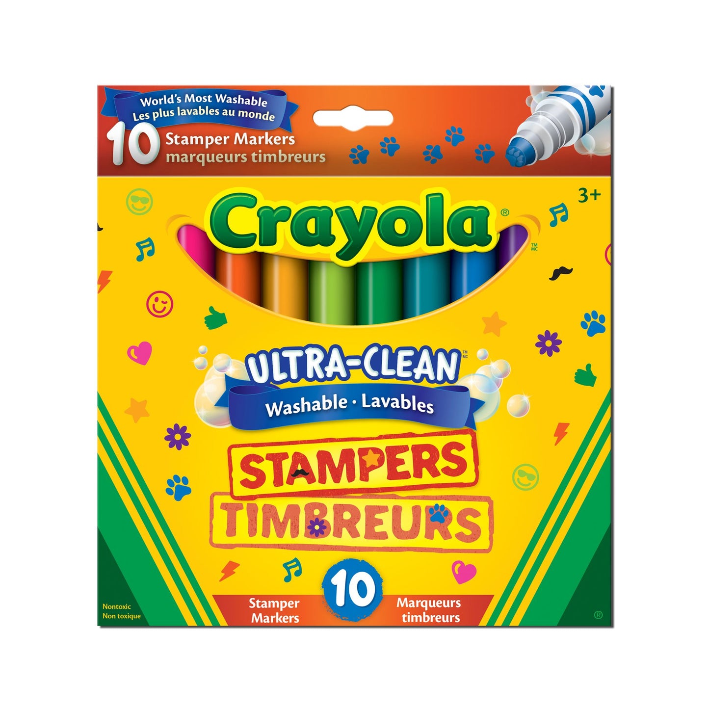 10 marqueurs timbres lavables Crayola