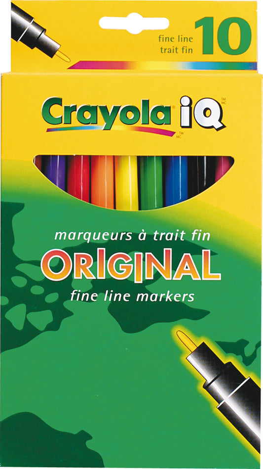 Ensemble de 12 marqueurs Crayola pointe fine