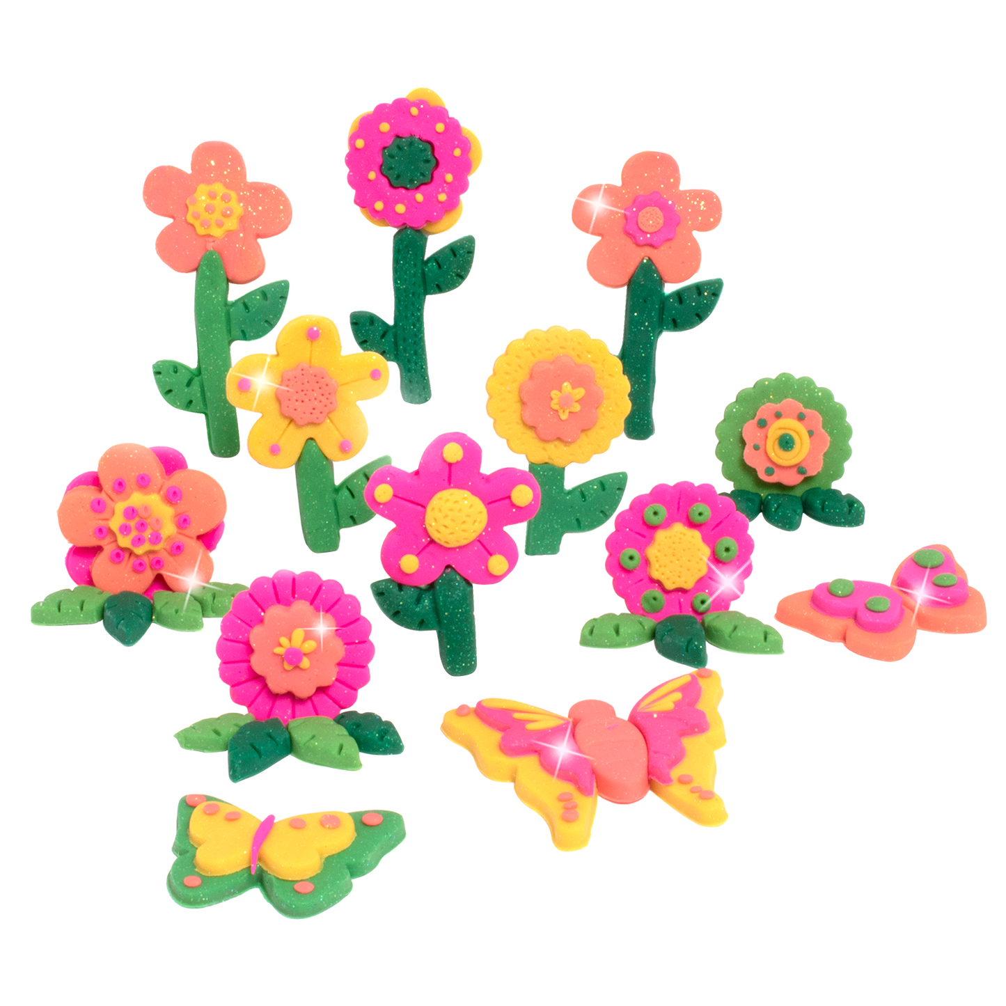 Tutti Frutti – Trio de fleurs scintillantes