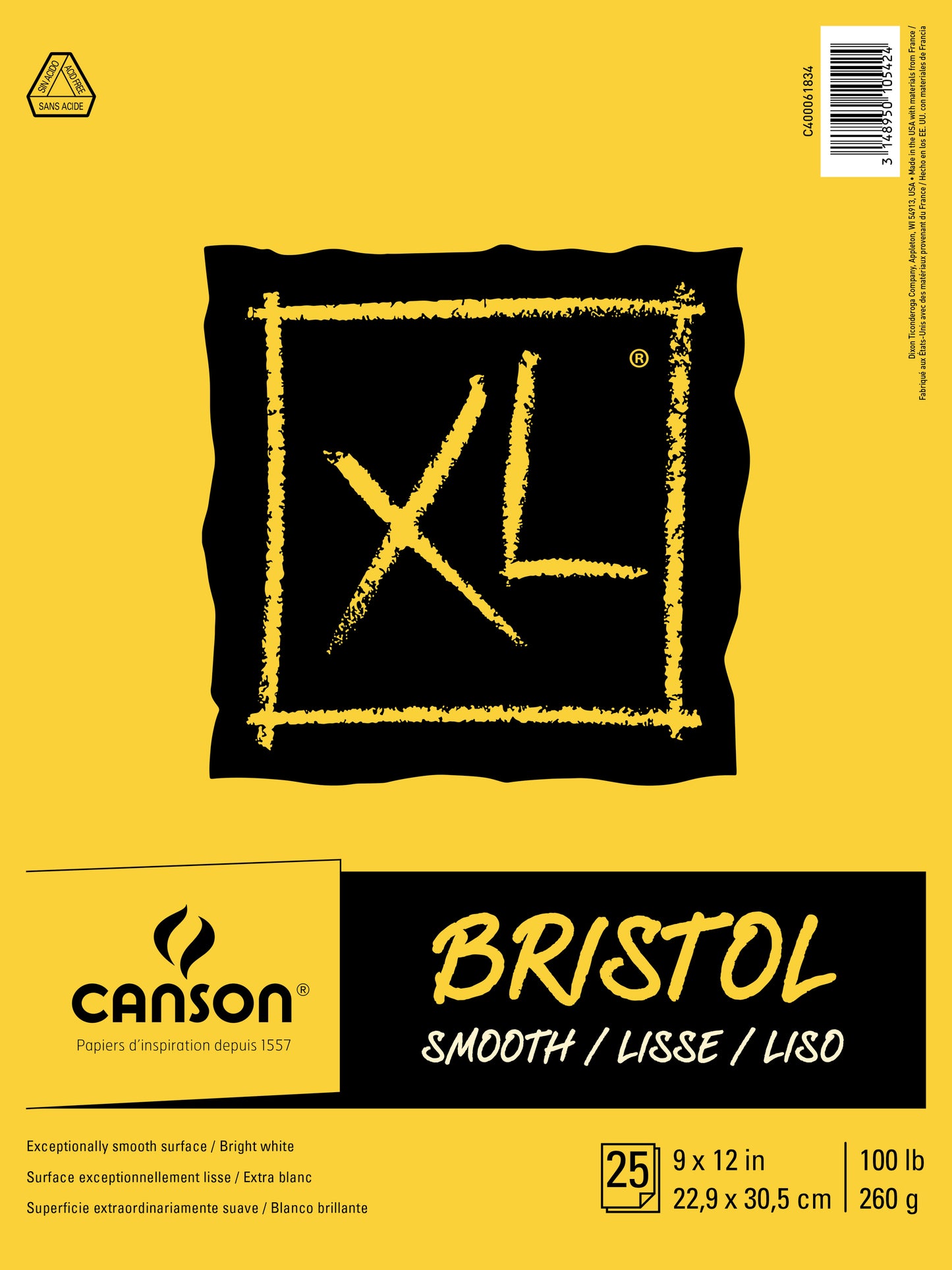 Tablette de Bristol Fondation Canson