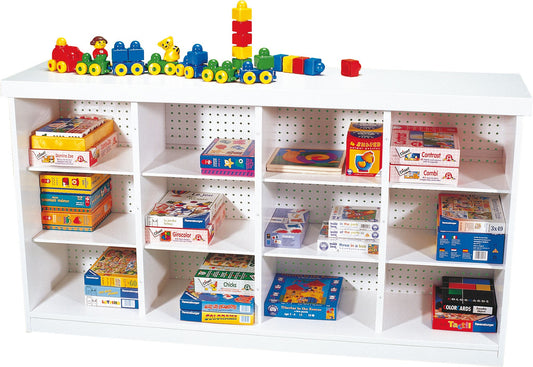 Étagère mobile large à 12 compartiments