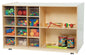 Double sided mobile storage with 12 Translucent Trays