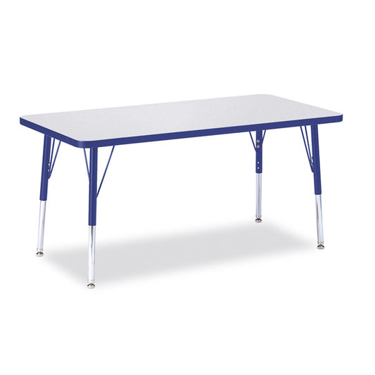 Tables en stratifié gris avec pattes de métal – 37,5 à 60 cm haut