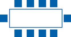 Tables en stratifié érable avec pattes de métal – 37,5 à 60 cm haut