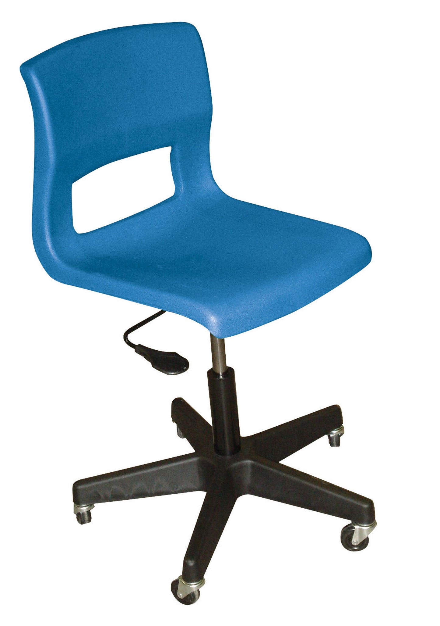 Chair on casters - Blue
