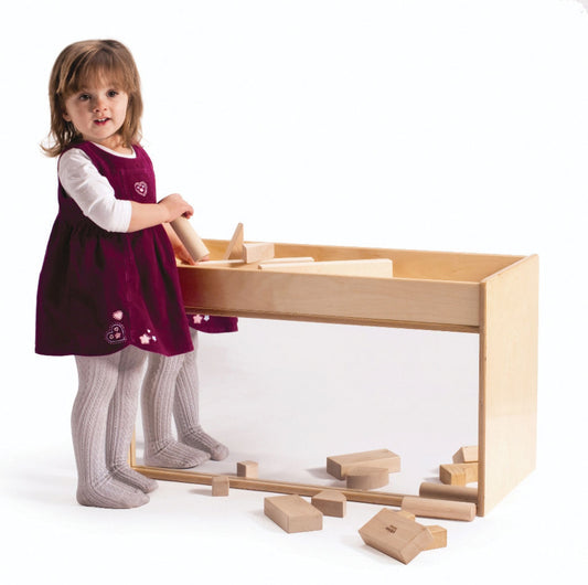 Meuble de rangement à miroir