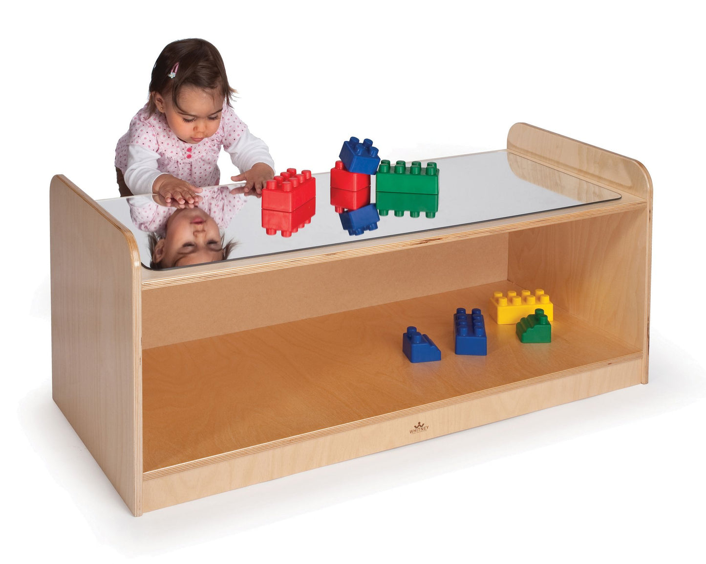 Table de jeu avec plateau miroir