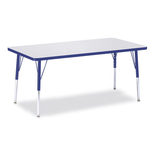 Tables en stratifié gris avec pattes de métal – 61 à 79 cm haut
