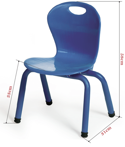Chaises tubulaires empilables