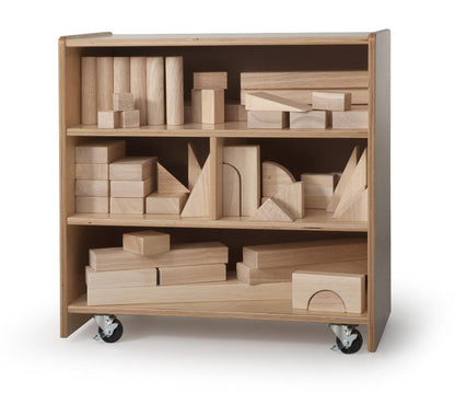 Chariots de rangement pour blocs de construction
