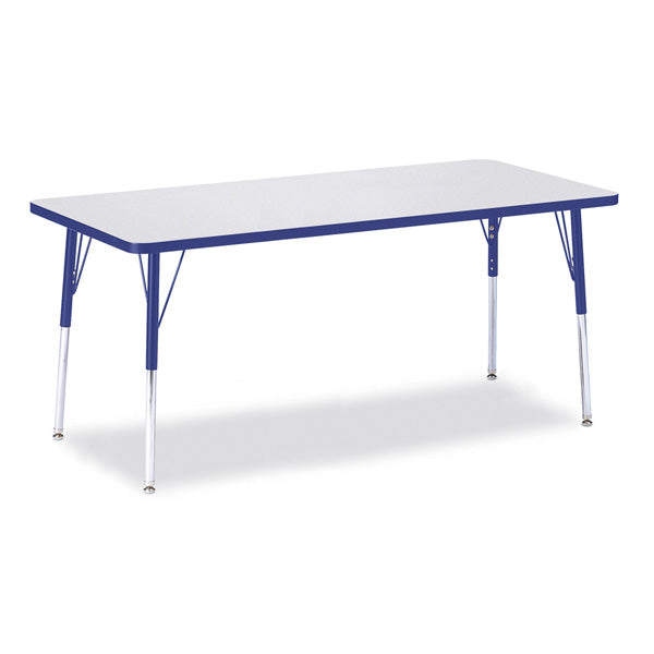 Tables en stratifié gris avec pattes de métal – 61 à 79 cm haut