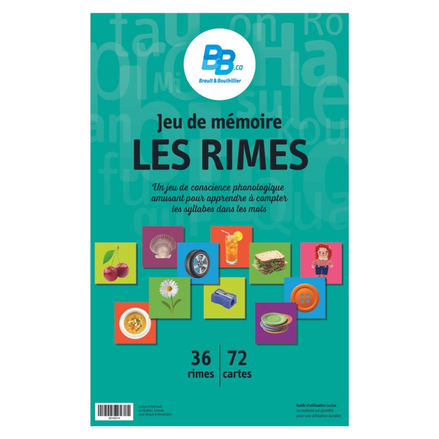 Jeu de mémoire – Les rimes