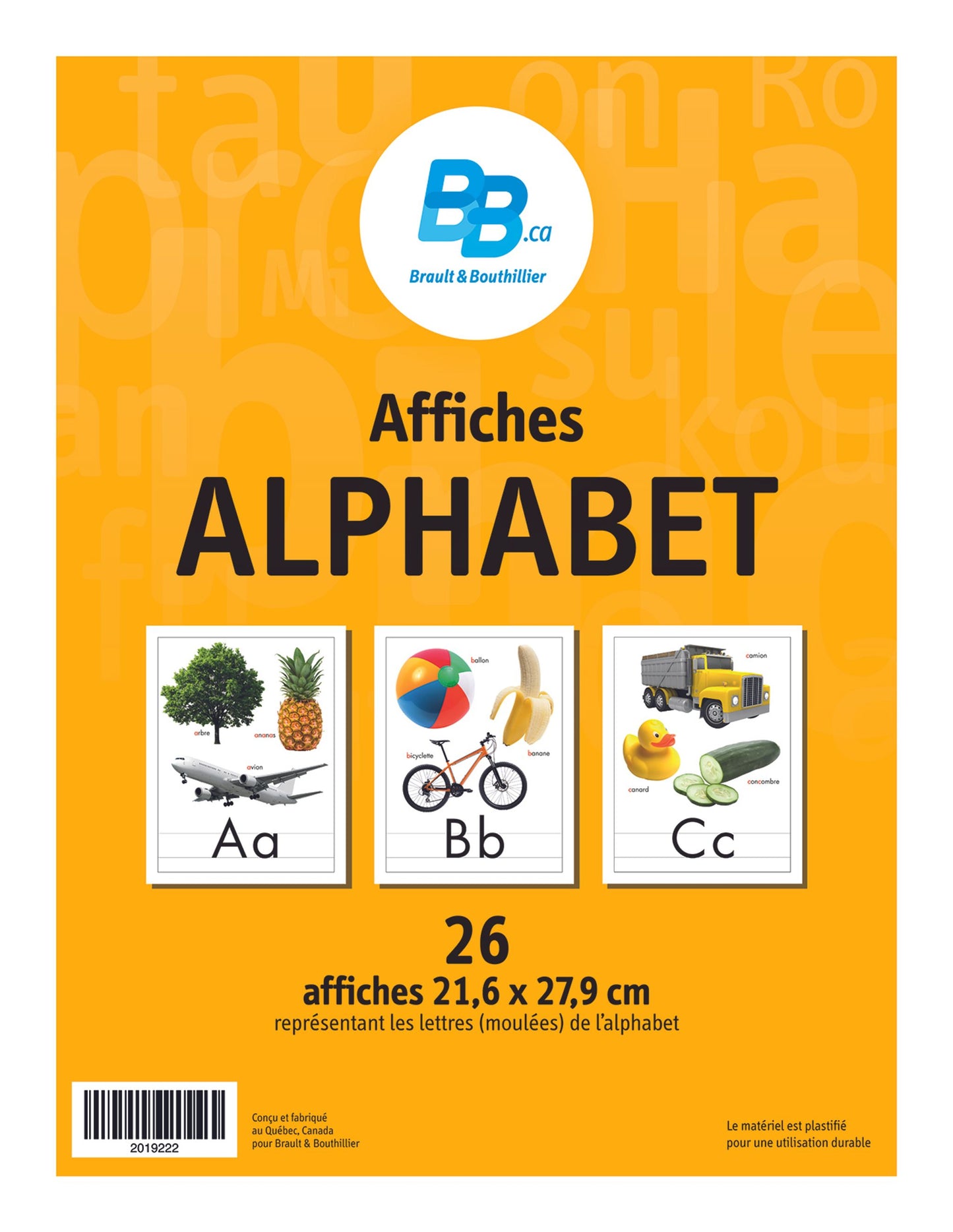 Affiches alphabet