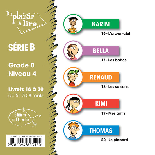 Du plaisir à lire – Série B – Grade 0