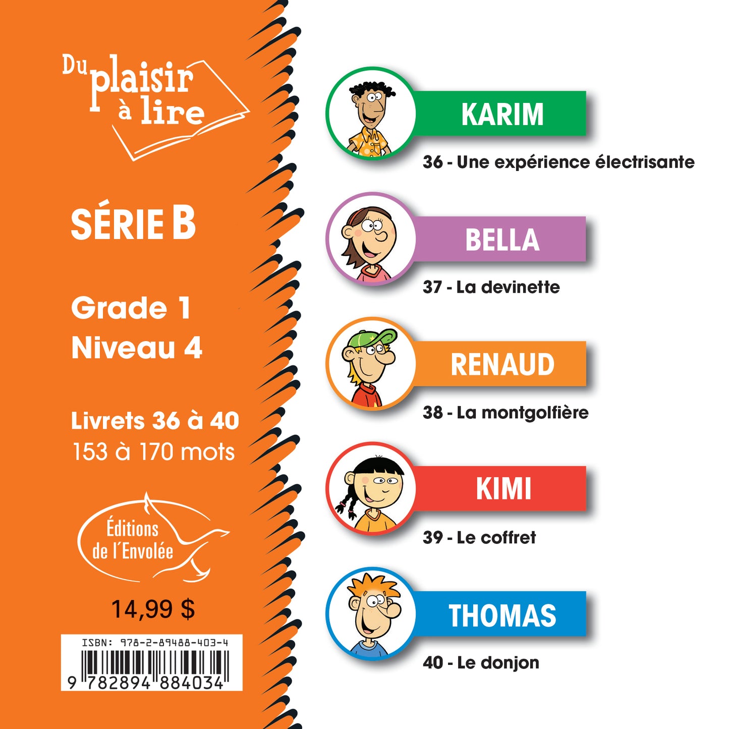 Du plaisir à lire – Série B – Grade 1