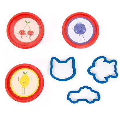 Tutti Frutti – 3 pots et emporte-pièces