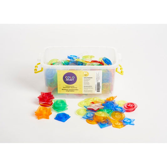 Colomat – Boutons translucides empilables