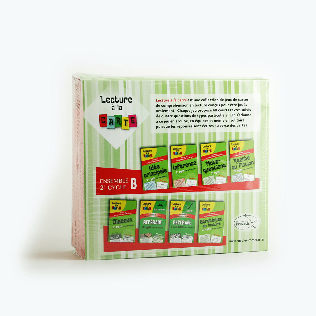 Lecture à la carte – 2e cycle