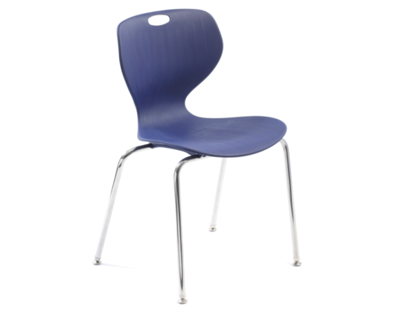 Chaises à dossier flex - 4 pattes