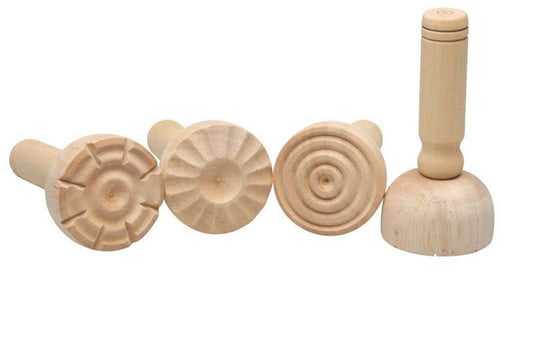 Wooden Dough Stampers