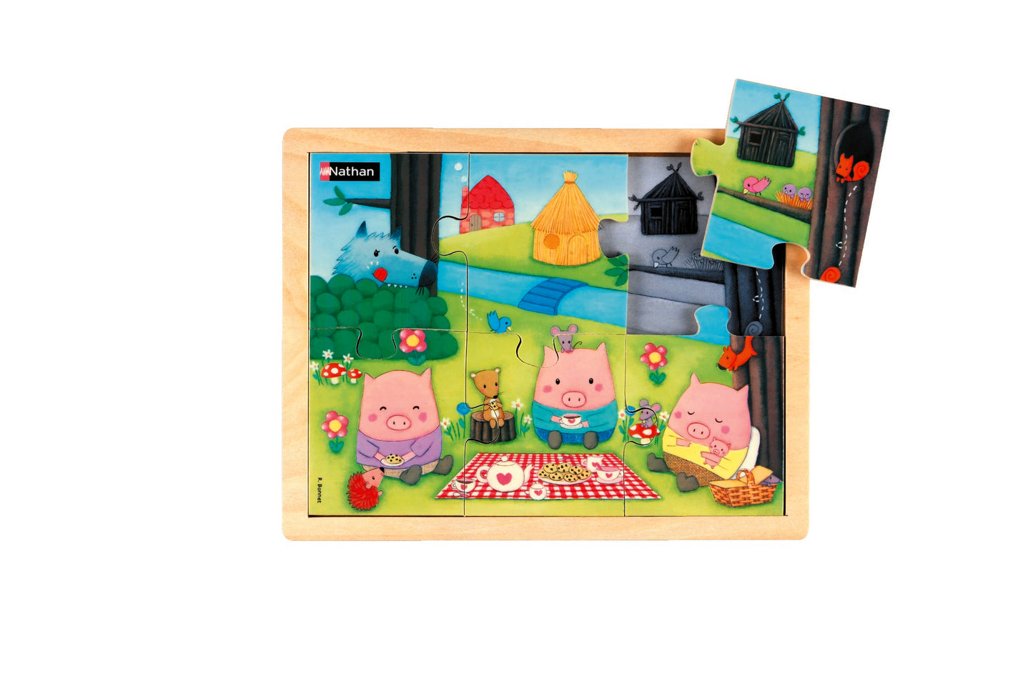 Sets of 4 Puzzles Fairytales