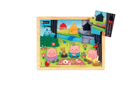 Jeux de 4 puzzles Contes