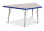Tables en stratifié gris avec pattes de métal – 37,5 à 60 cm haut