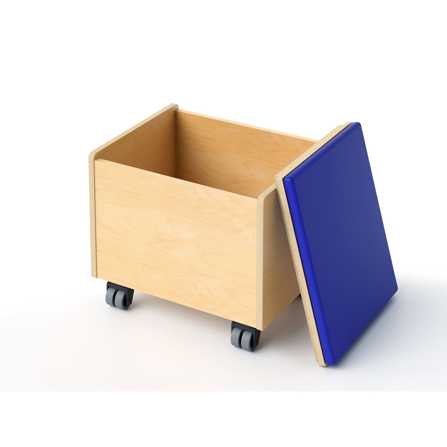 Tabouret mobile et bac de rangement